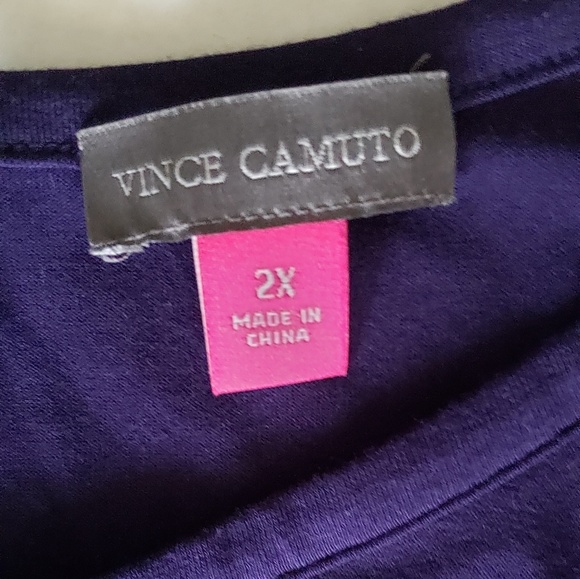 Vince Camuto 2X Purple Dress - Picture 3 of 6
